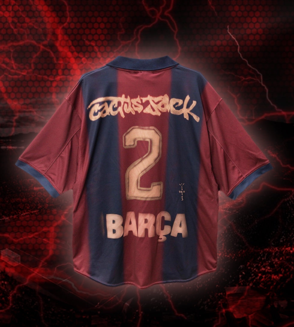 Maglia scheletro Barcelona x Travis Scott