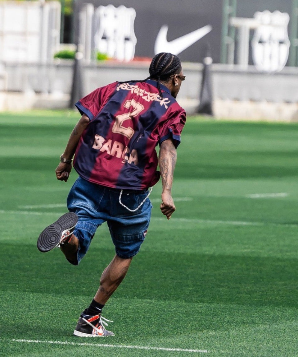 Maglia scheletro Barcelona x Travis Scott