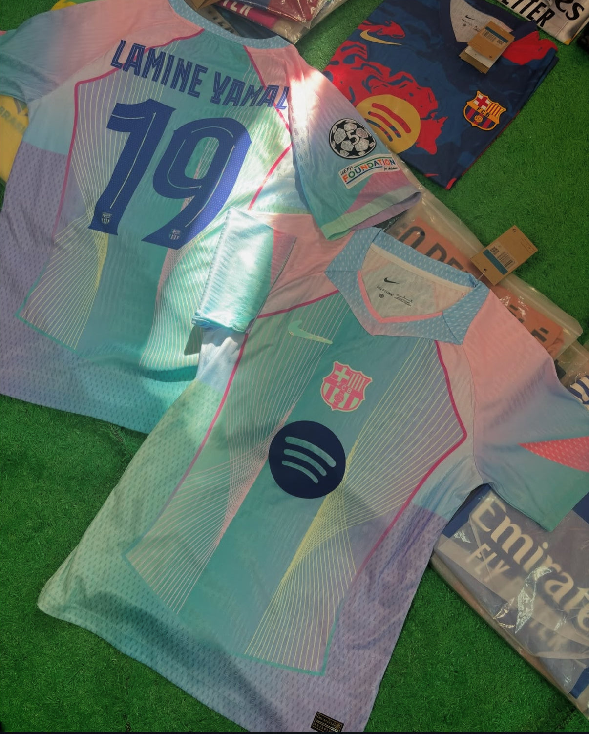 FC Barcelona Hellblau Spezialausgabe-Trikot