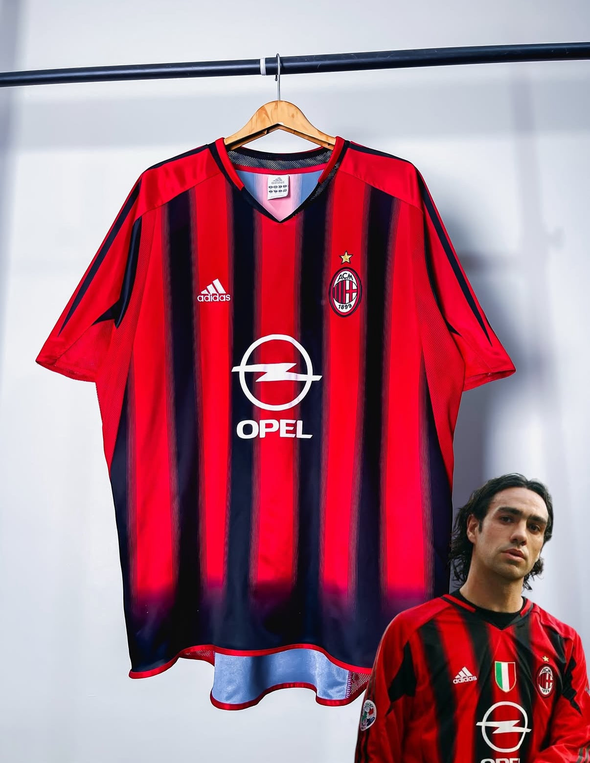 Camisola Retro Casa AC Milan 2004-2005