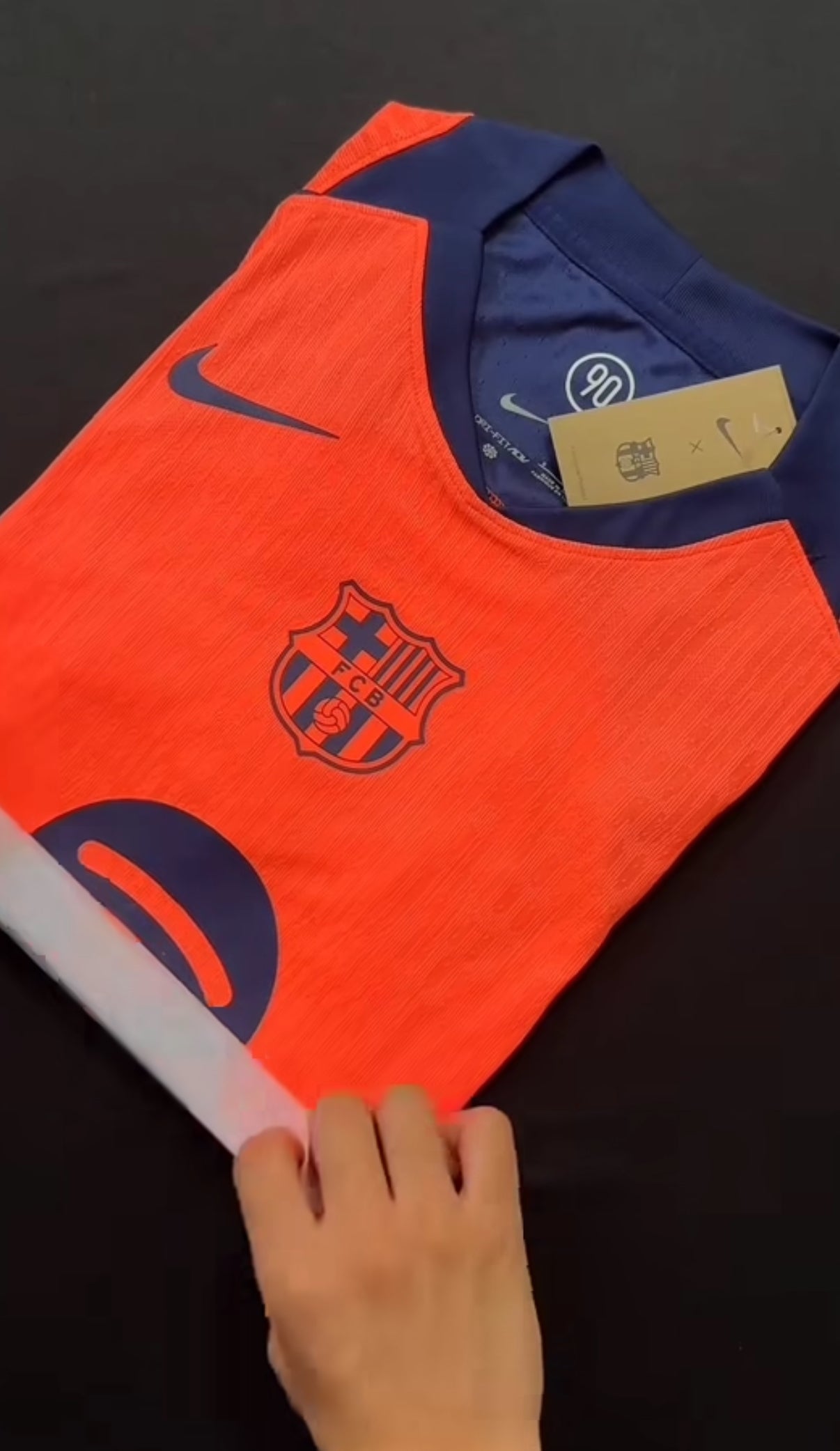 Troisième maillot FC Barcelone 2025 2026 Orange