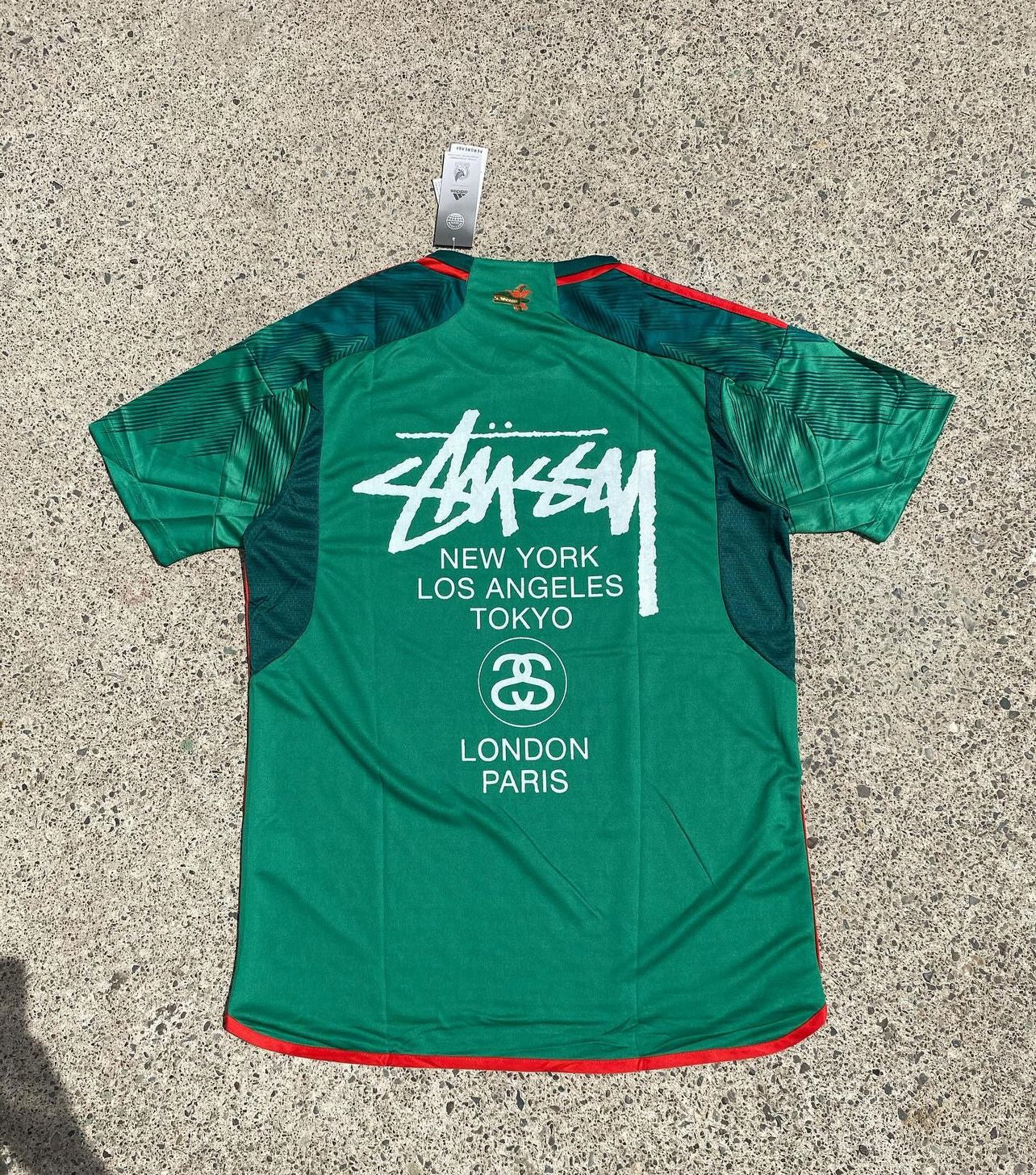 23/24 Mexiko X Stussy Sonderedition Fußballtrikot