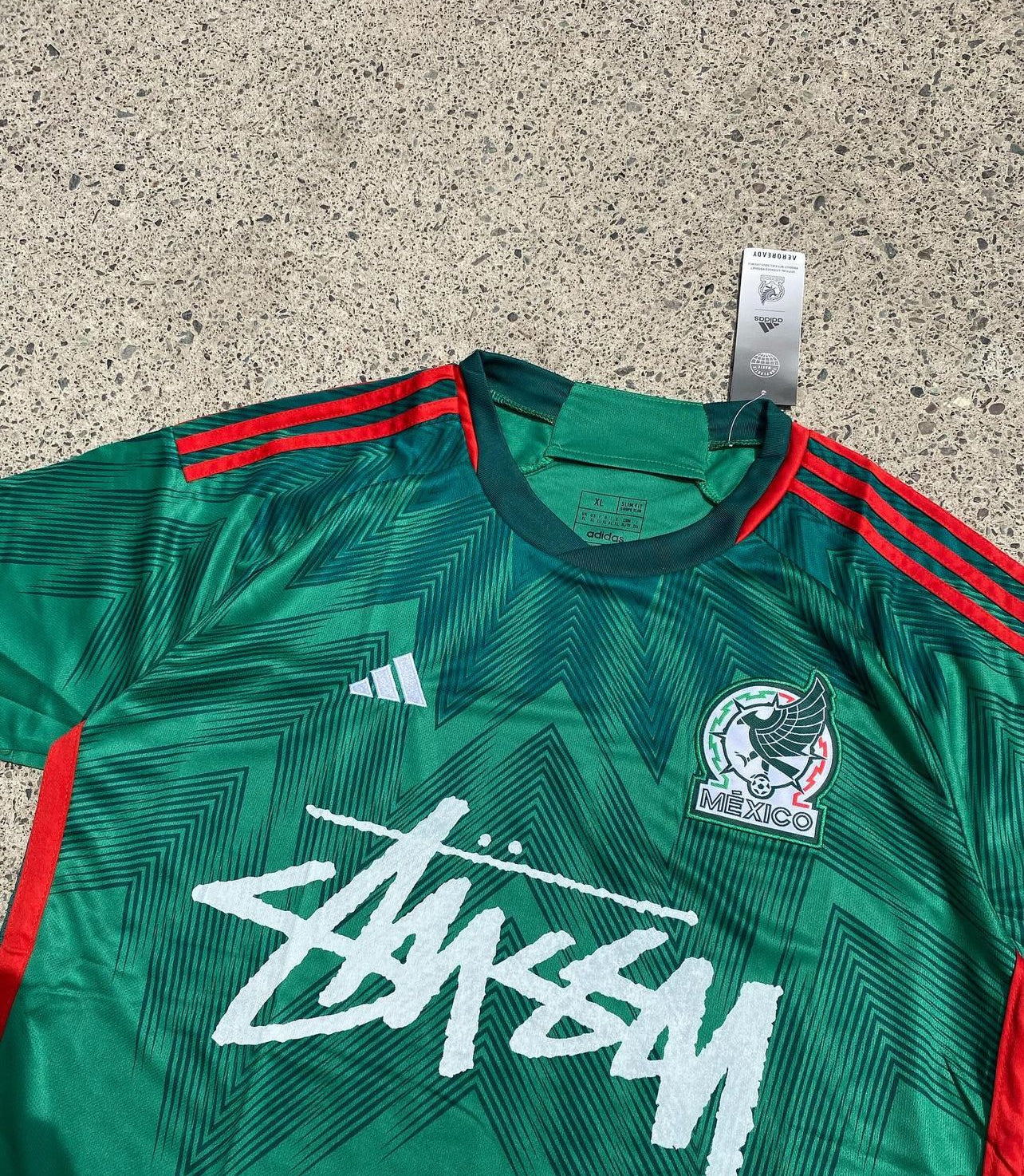 23/24 Mexiko X Stussy Sonderedition Fußballtrikot
