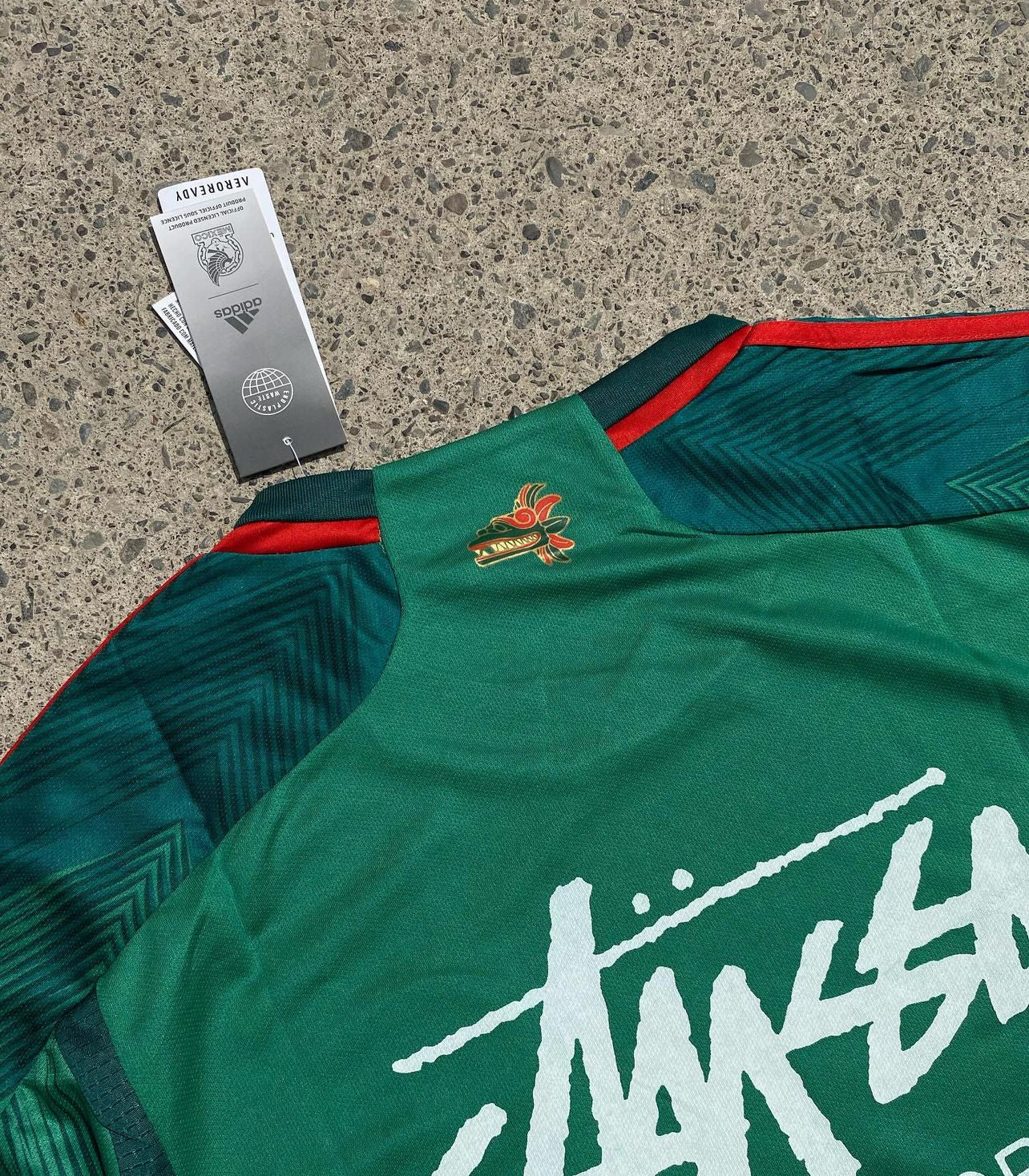 23/24 Mexiko X Stussy Sonderedition Fußballtrikot