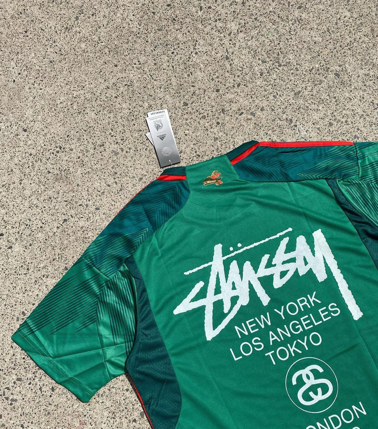 23/24 Mexiko X Stussy Sonderedition Fußballtrikot