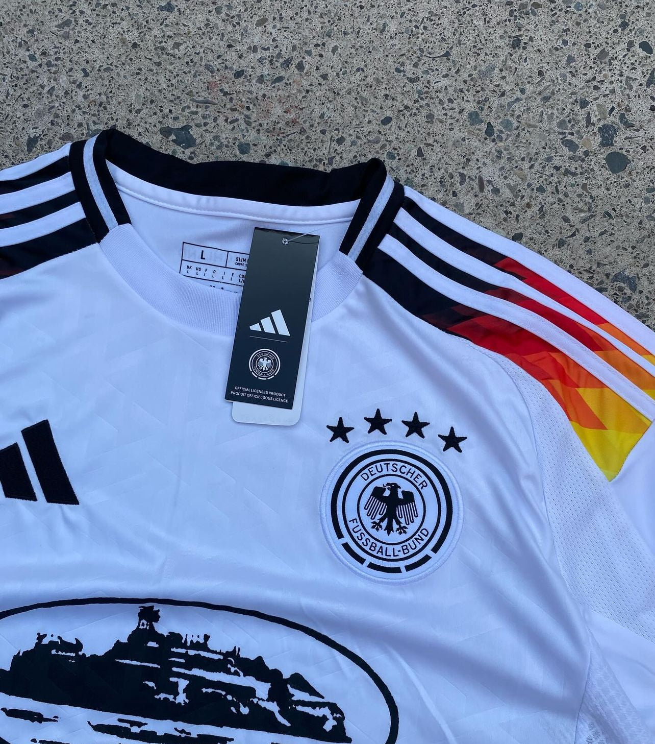 2024/2025 Duitsland x Corteiz Gelimiteerde Editie Shirt