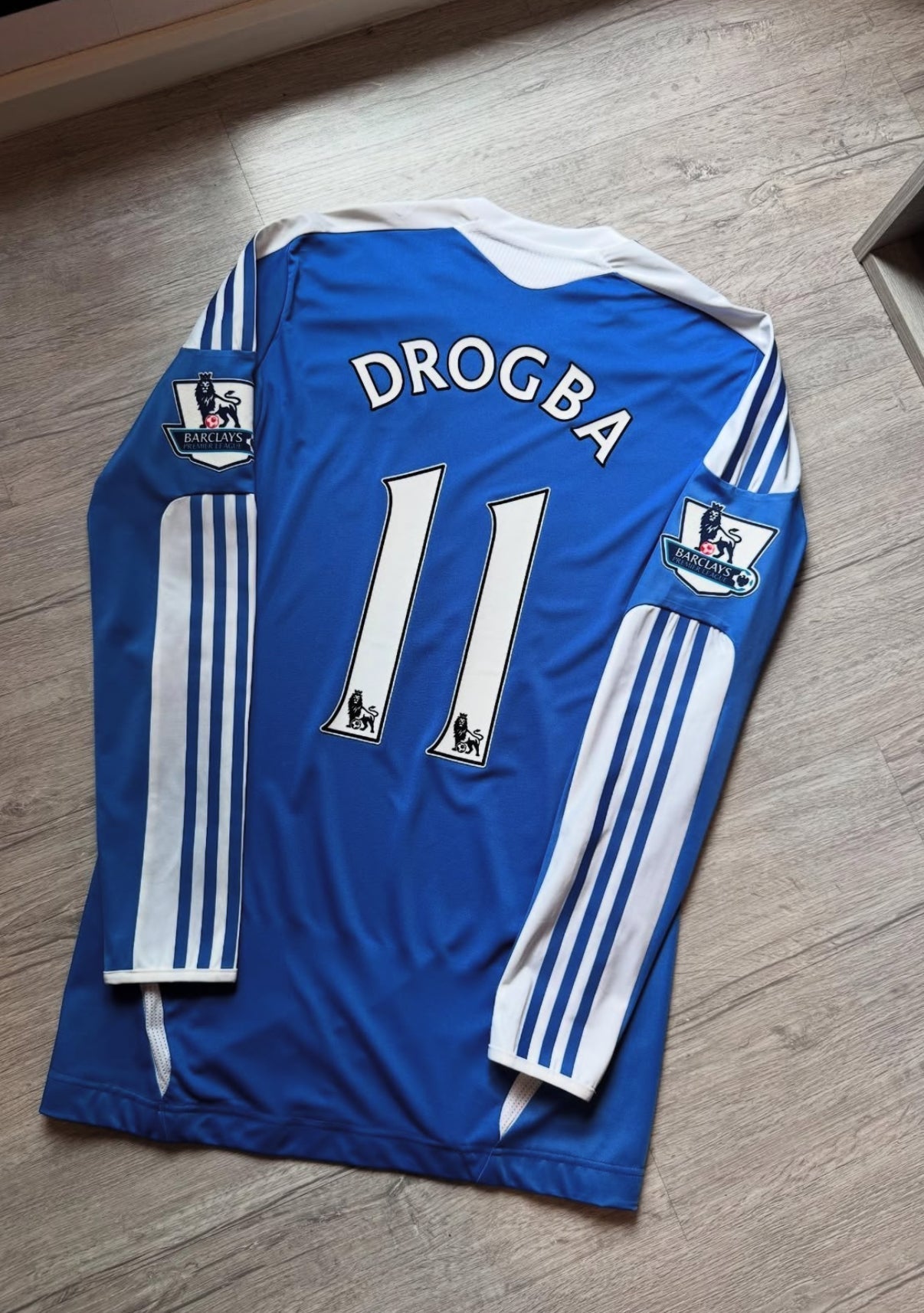 Chelsea 2011-2012 Retro Shirt Lange Mouwen