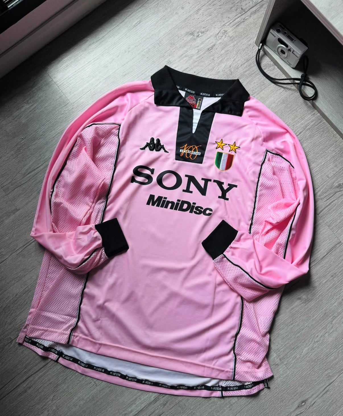 Juventus Retro Trikot Rosa Langarm 1997-1998