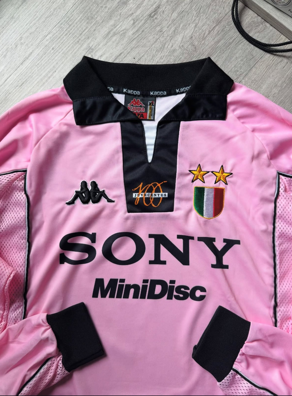 Juventus Retro Trikot Rosa Langarm 1997-1998
