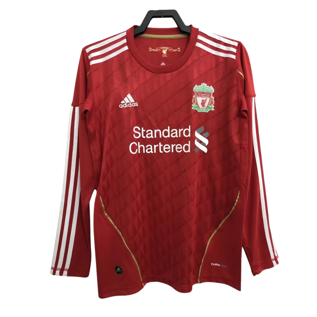 Camisola Retro Manga Comprida Liverpool 2010-2011