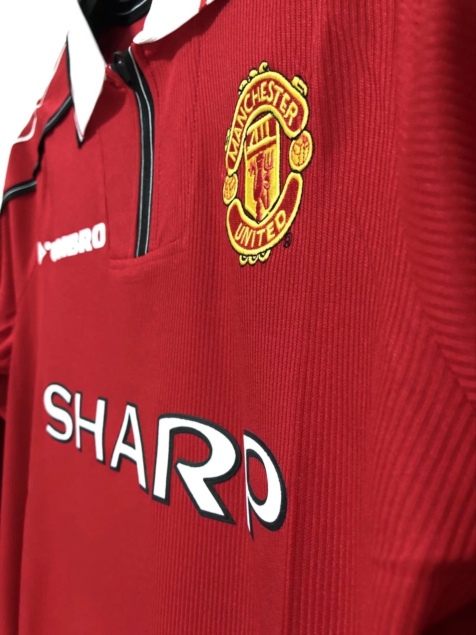 Manchester United Long Sleeve Home retro kit – 1998-1999