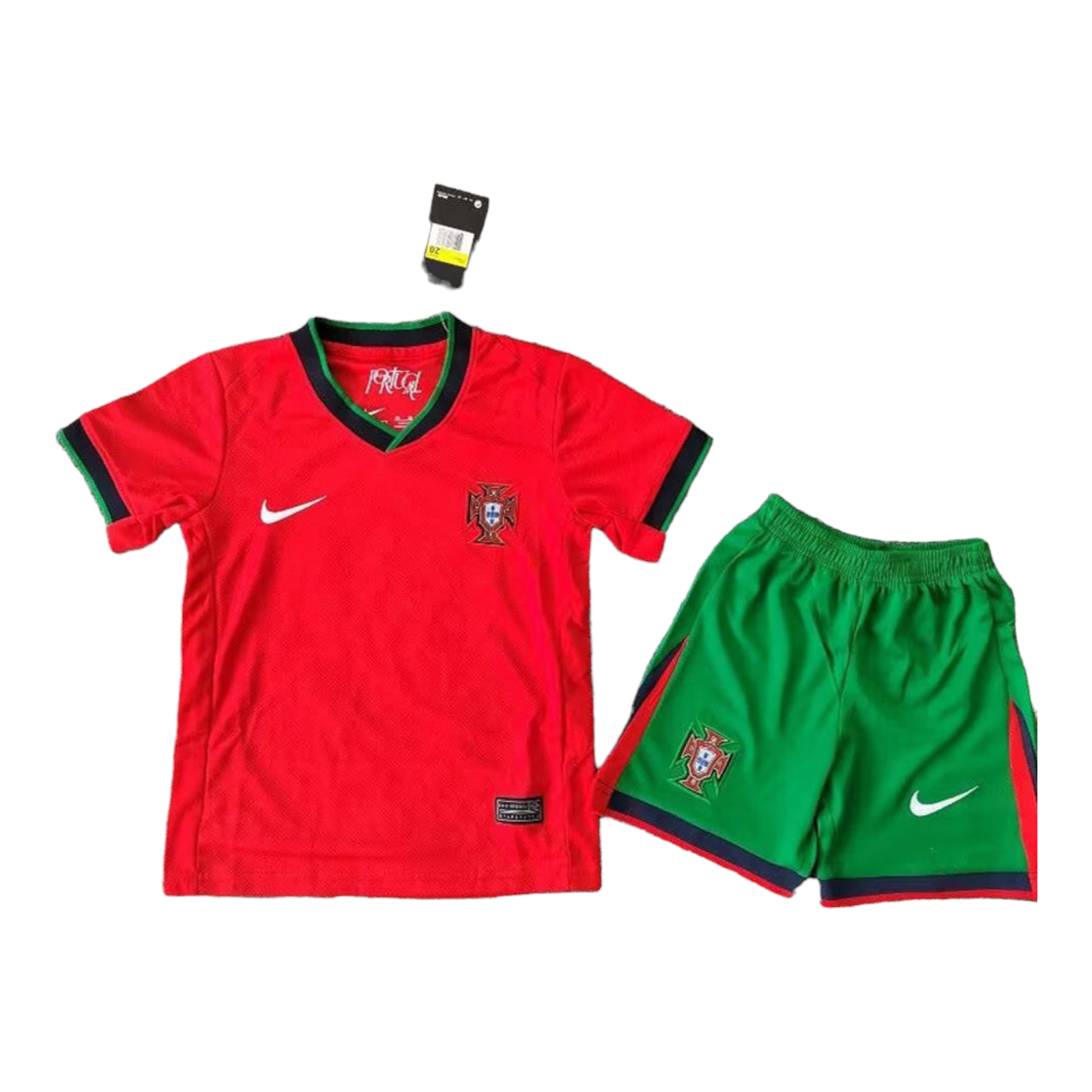 Portugal Uniforme local para niños 2024 / 2025