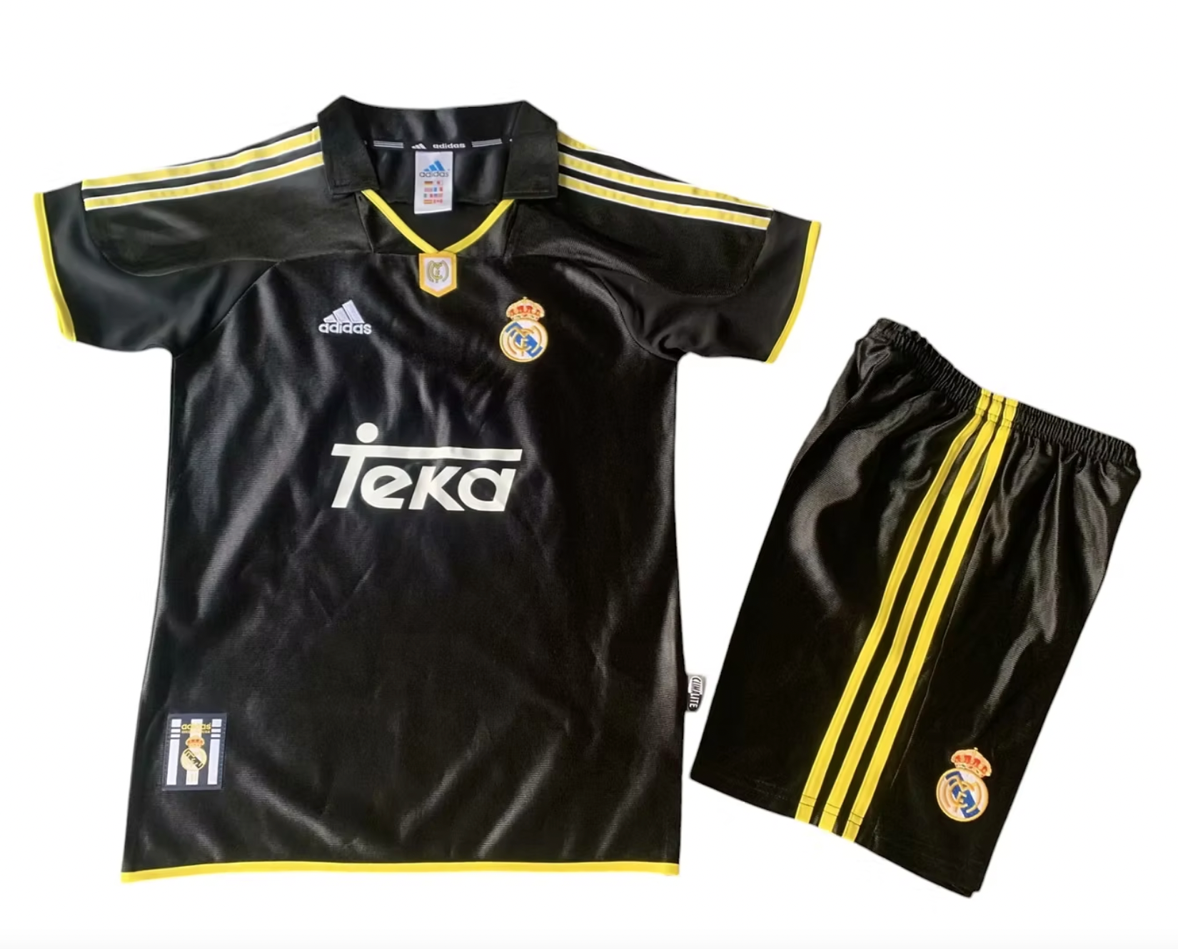 Real Madrid Away retro Kids Kit 1999/2000