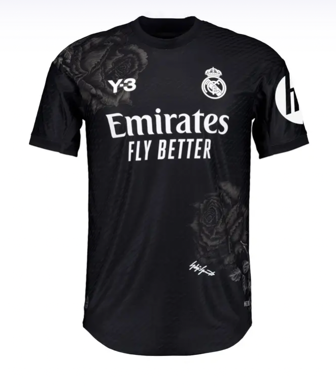REAL MADRID X Y-3 2023/24 (ZWART) SHIRT