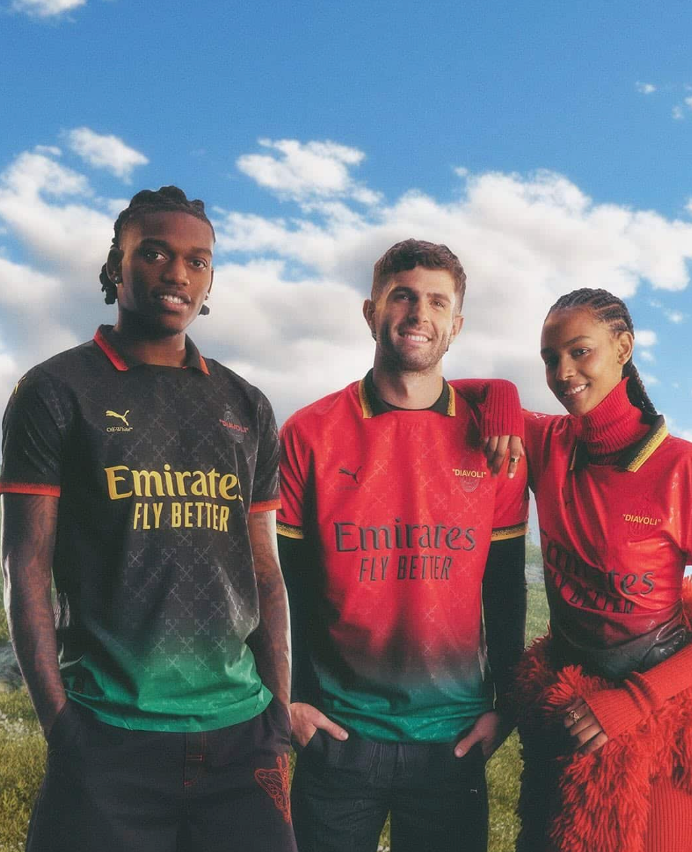 AC Milan x Off-White 2025/2026 (VERMELHO)
