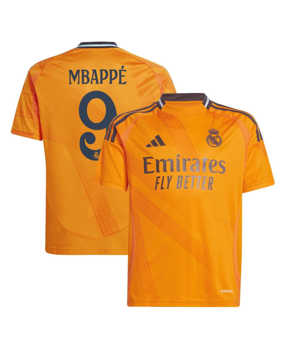 Real Madrid 2024/2025 Kit Visitante naranja