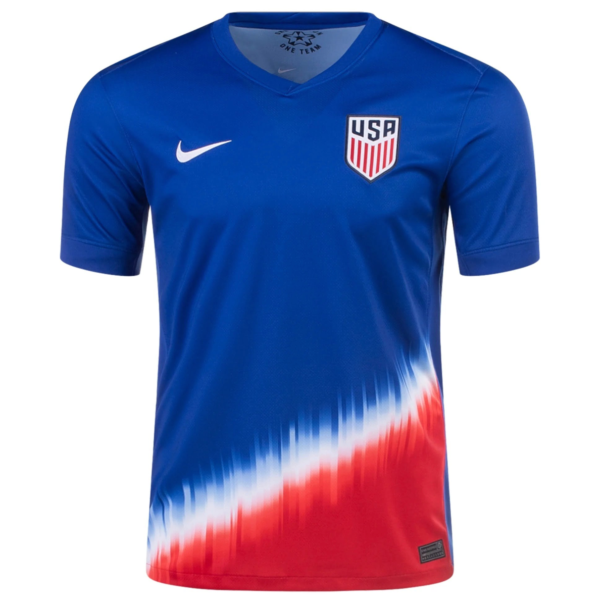 Camisola de futebol azul EUA 2025