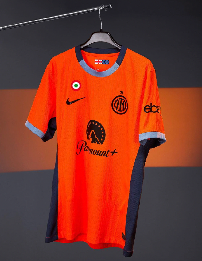 Troisième maillot orange Inter Milan