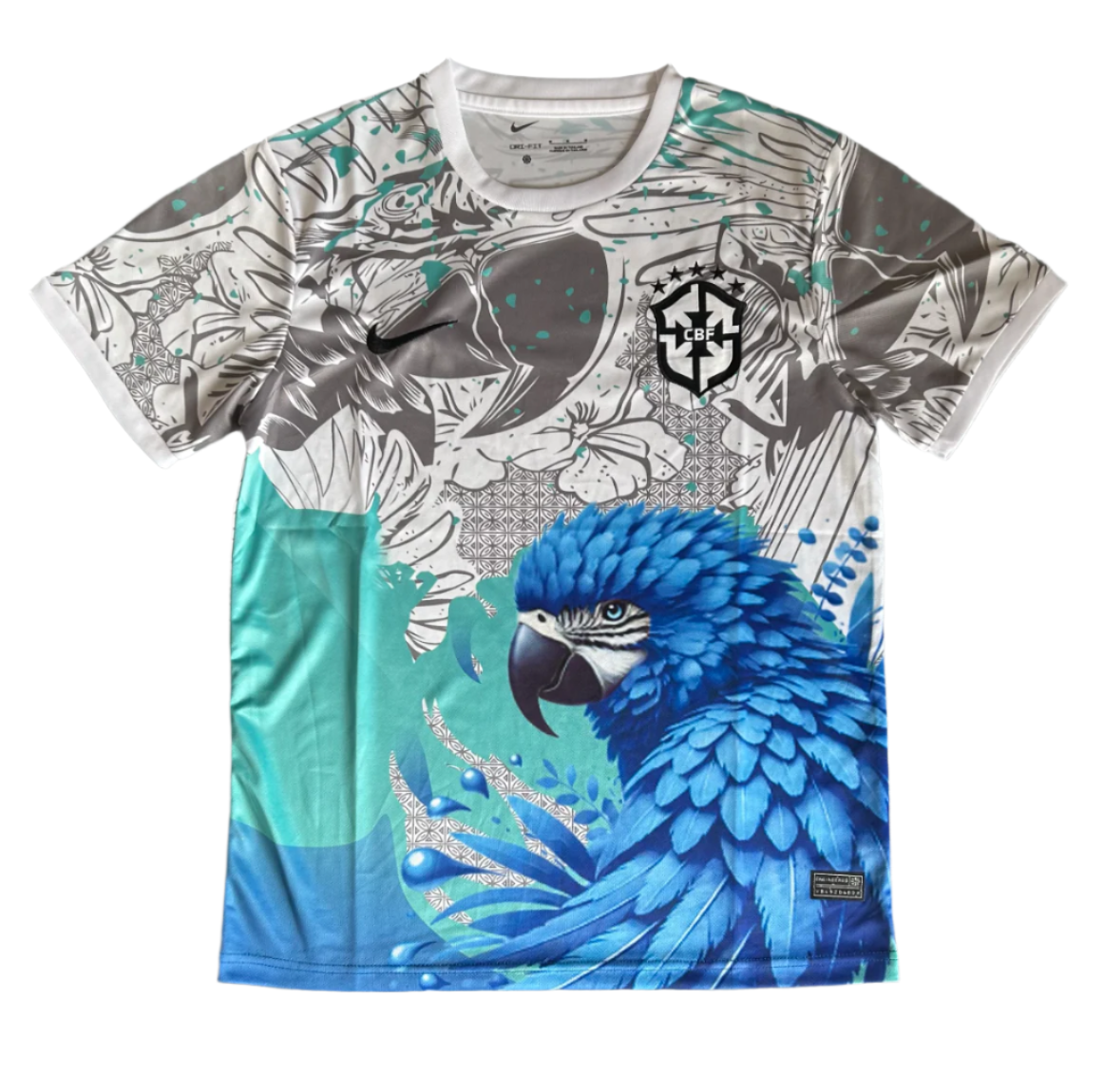 Maglia Edizione Speciale Brasile Blu Pappagallo 2026
