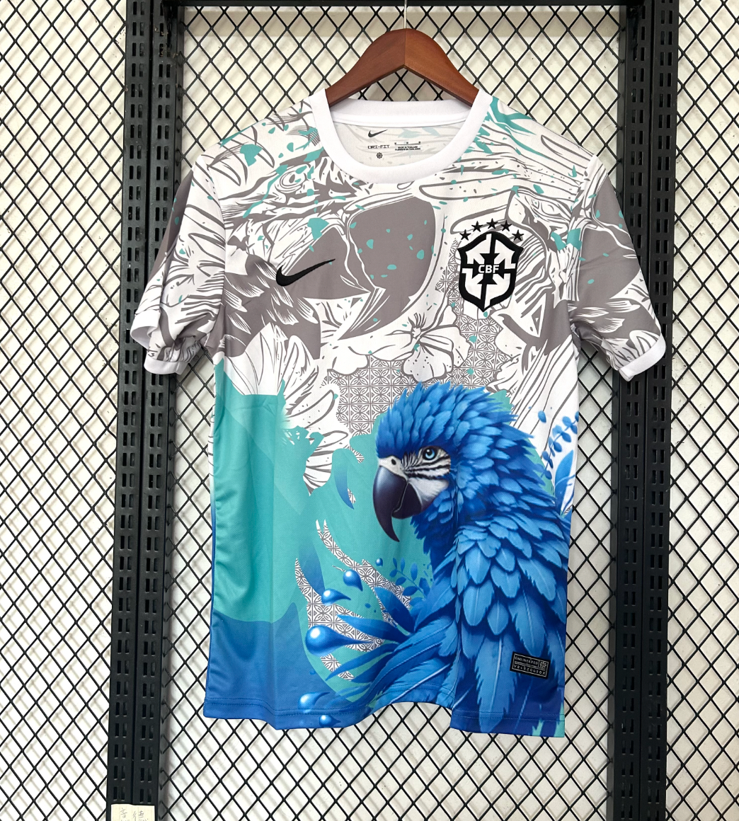 Maillot perroquet bleu Brésil édition spéciale 2026