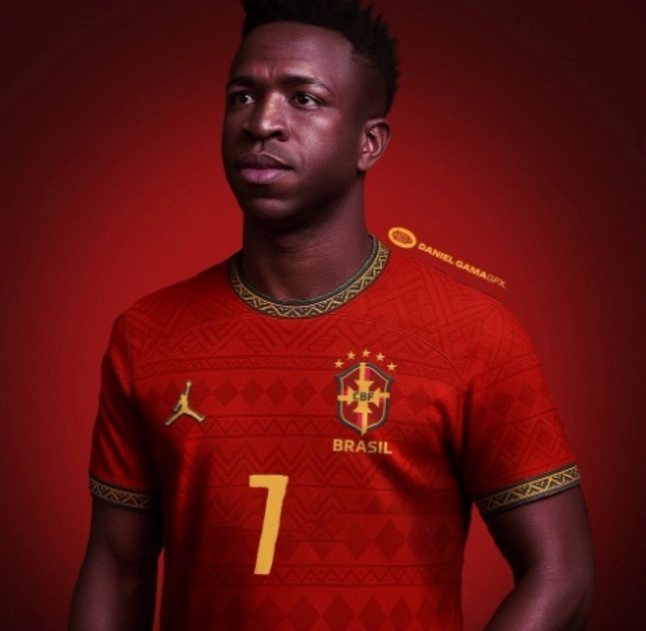 Brasilien Jordan 2026 Rotes Trikot