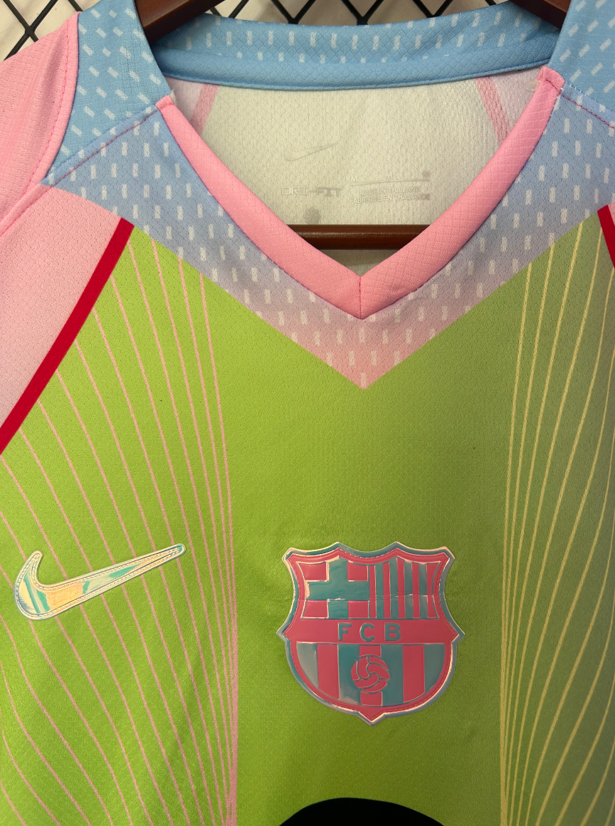 FC Barcelona Limettengrünes Sonderedition Trikot 2025/2026