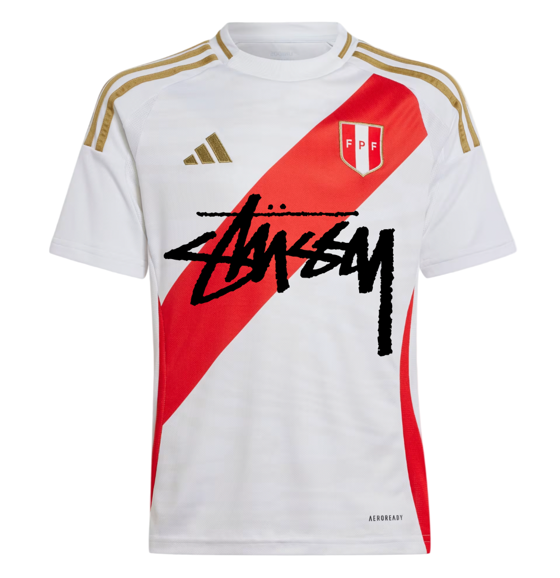 Camiseta Perú x Stussy 2025/2026