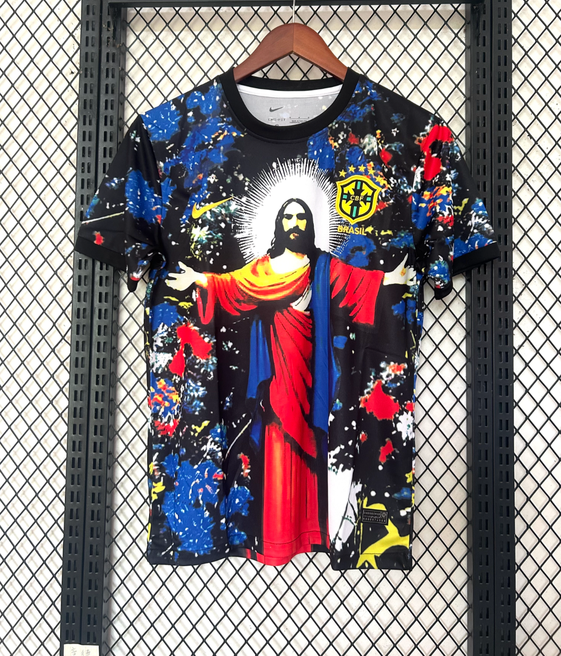 Maillot édition spéciale Brésil Jésus-Christ Rédempteur 2026