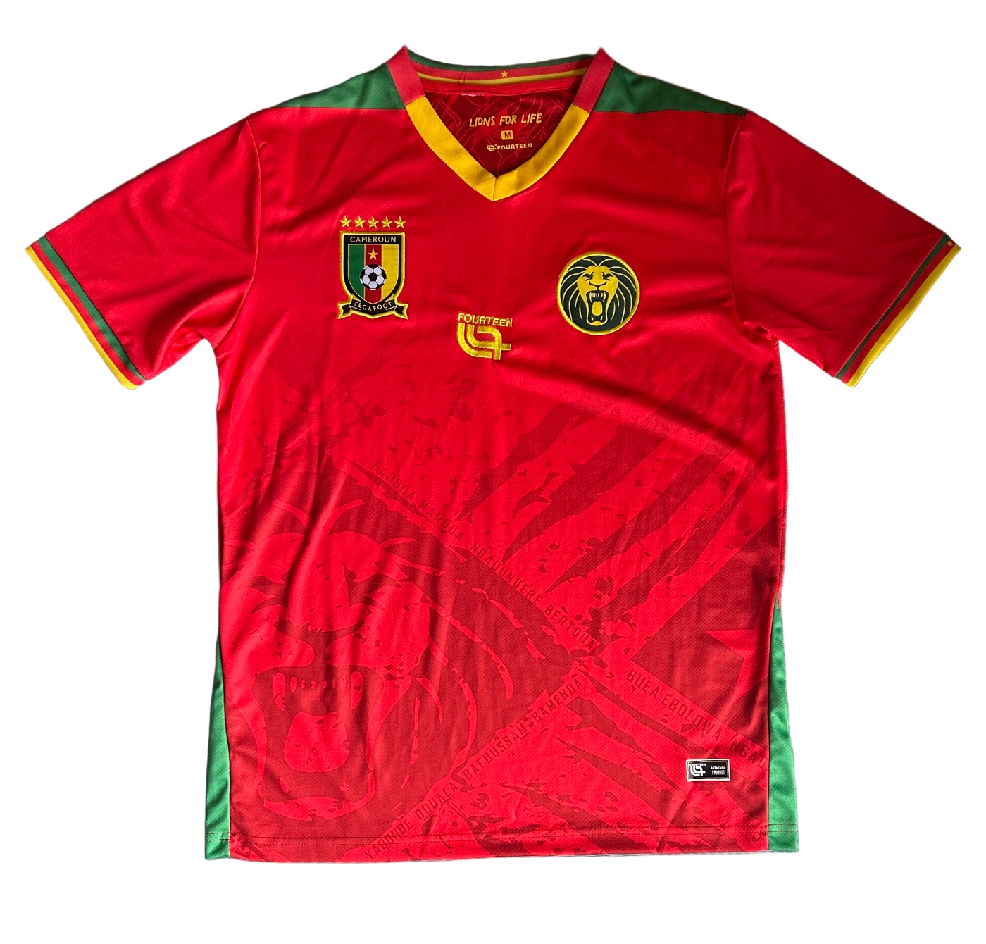 Drittes Trikot Rot Kamerun 2025/2026
