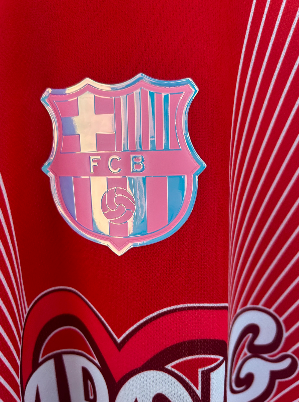 Camiseta FC Barcelona Karol G Roja Edición Especial
