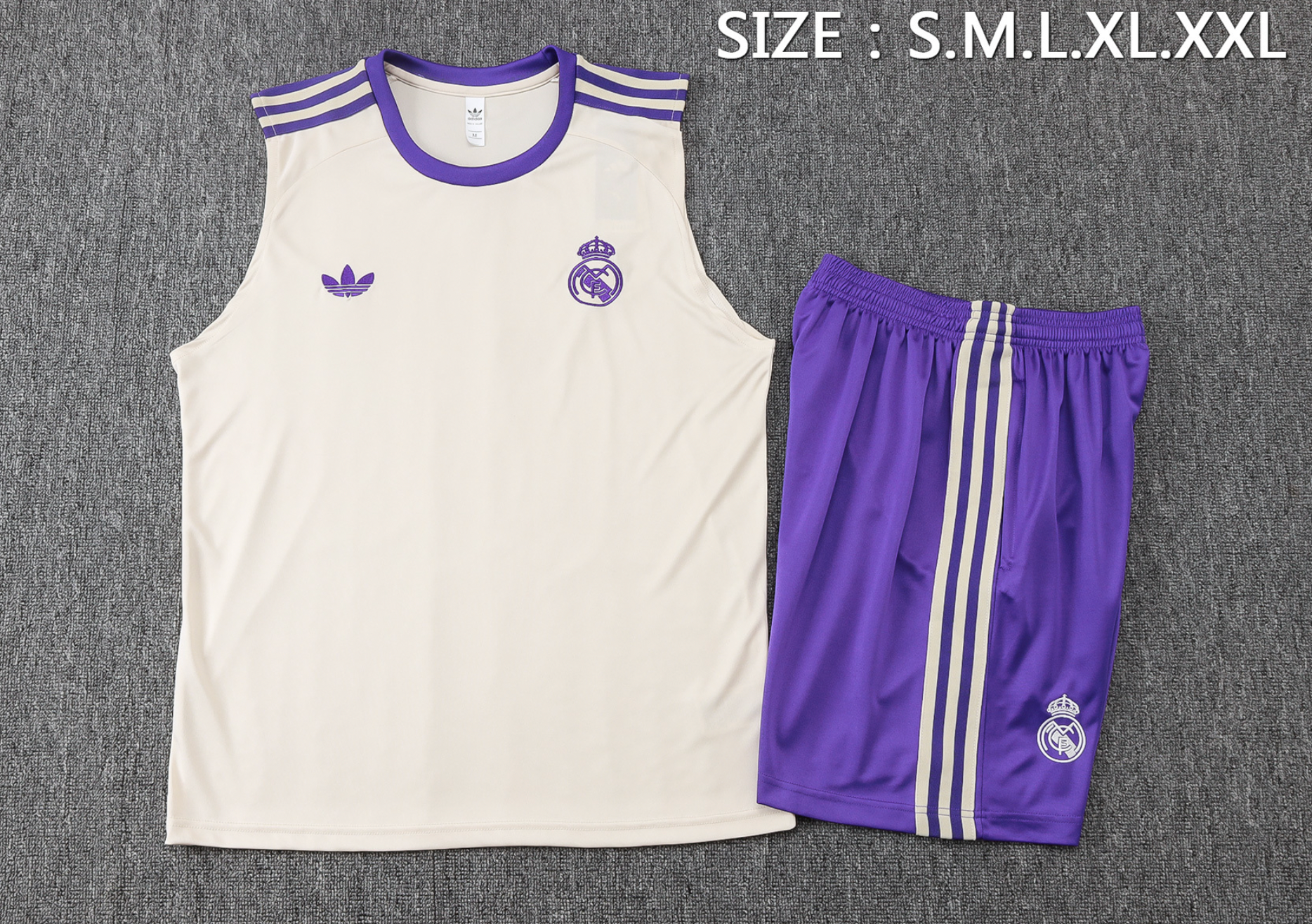 Set Allenamento Estivo Senza Maniche Real Madrid 2025/2026