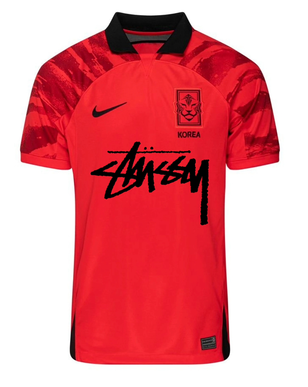 Südkorea x Stussy 2022 Sonderausgabe Trikot