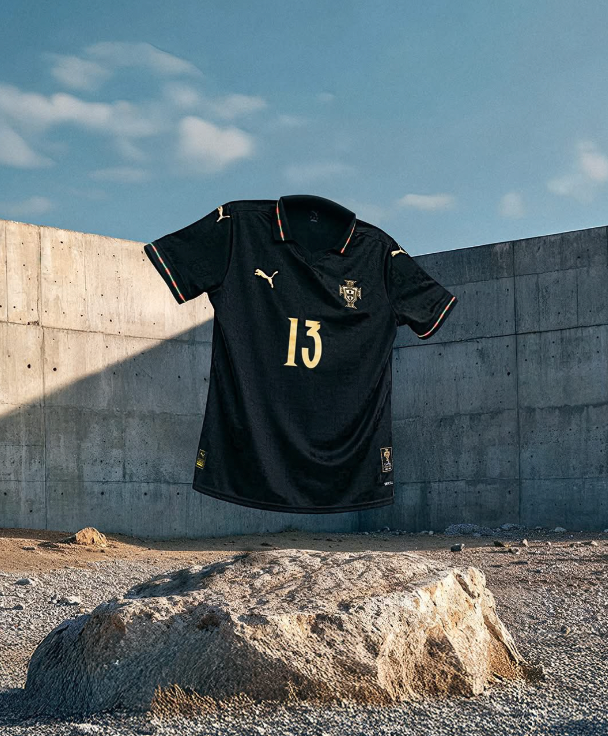 Portugal 2026 Speciale Editie Eusébio Uitrusting – “Pantera Negra” (Zwart Shirt)