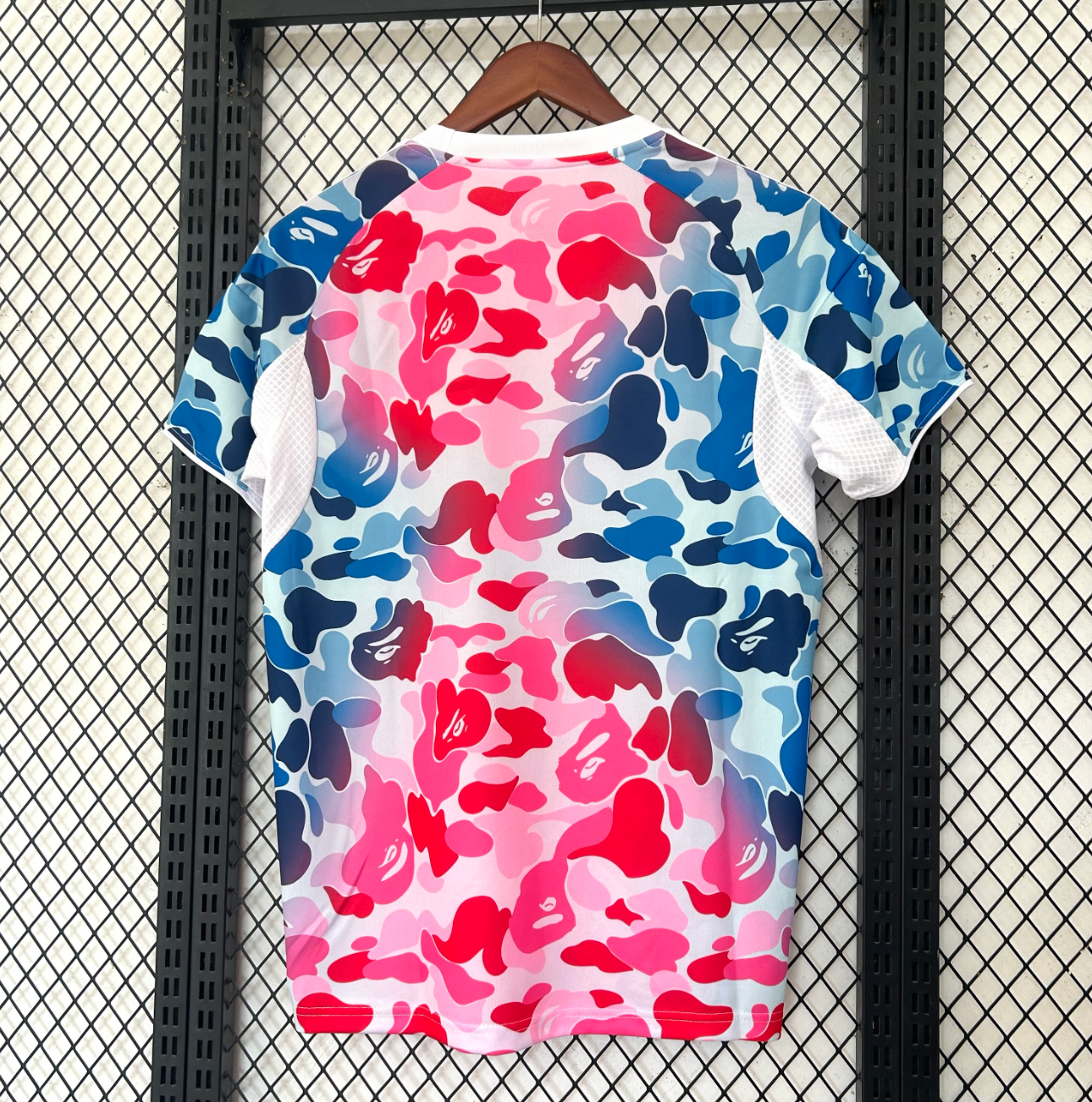 Bathing Ape (BAPE) 2026 Blauw Roze Camouflage Shirt