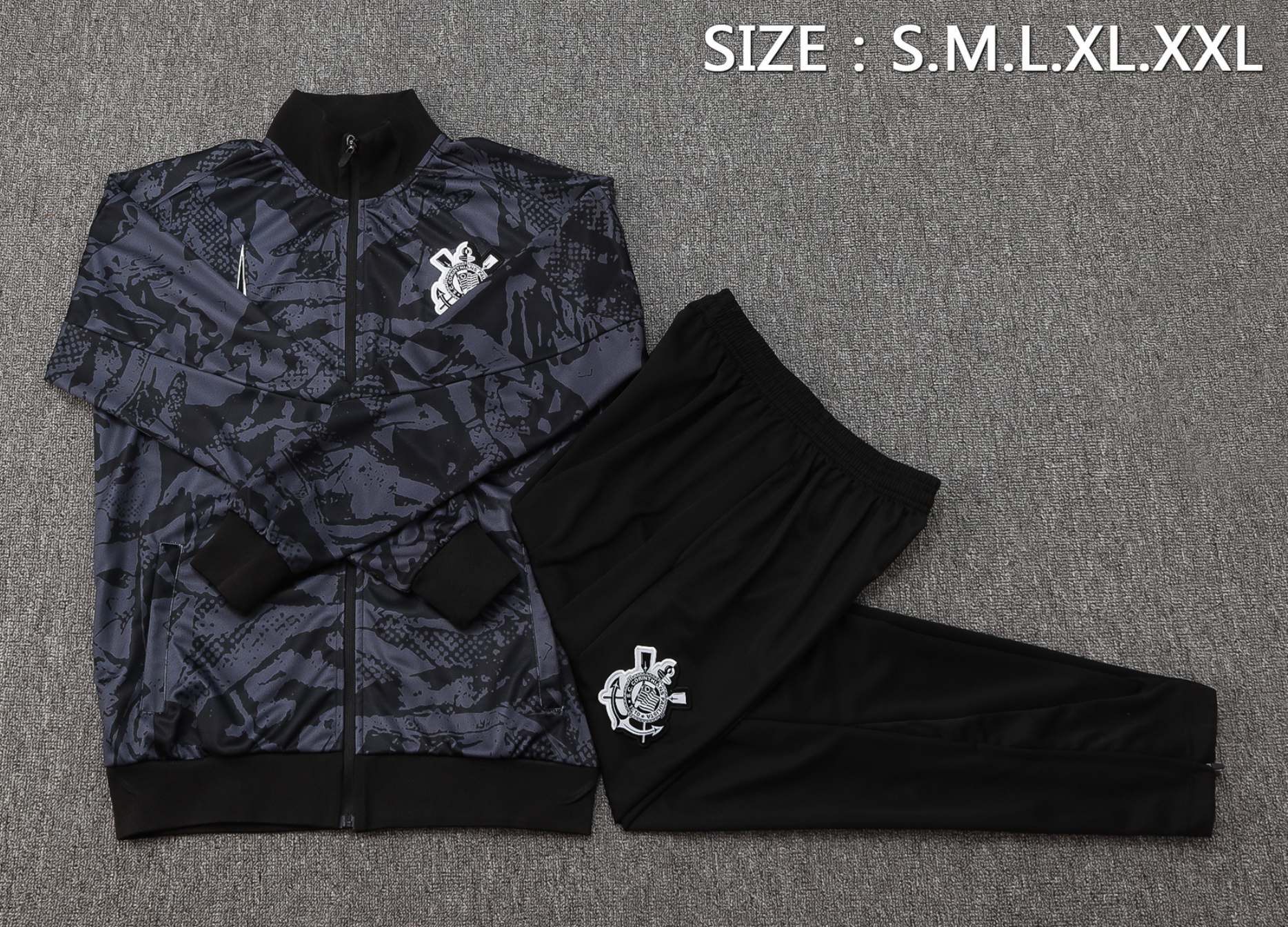 Corinthians 2026 Black Tracksuit