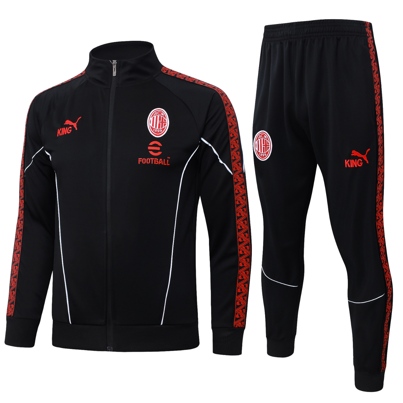 Fato de Treino King AC Milan 2026 (Preto)