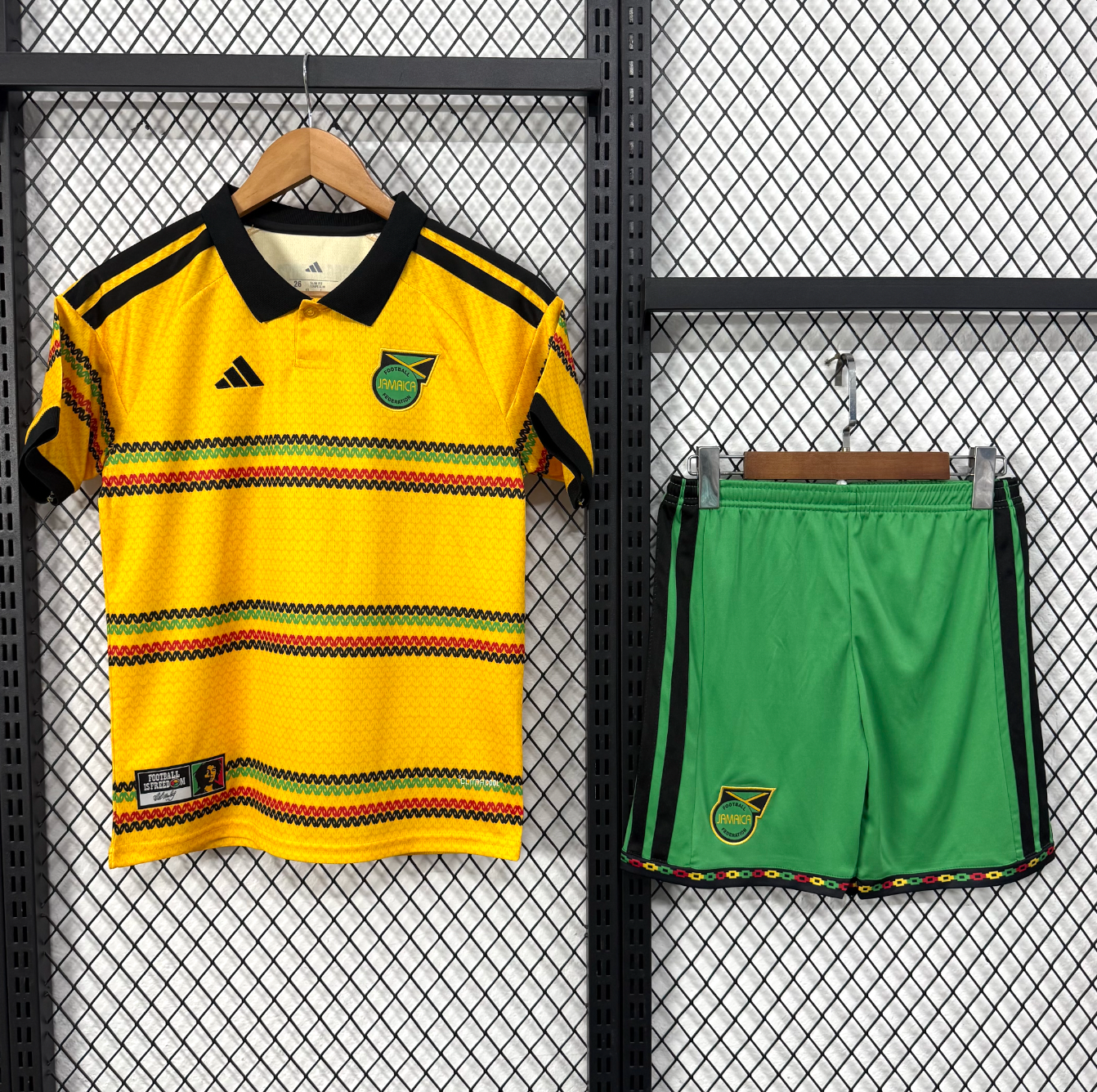 Camiseta infantil local Jamaica edición Copa Mundial 2026