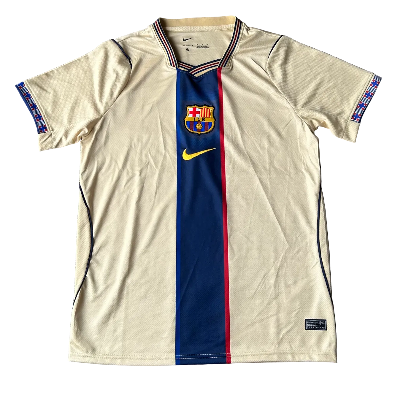 FC BARCELONA 2026/2027 Retro-inspiriertes Trikot (Beige)