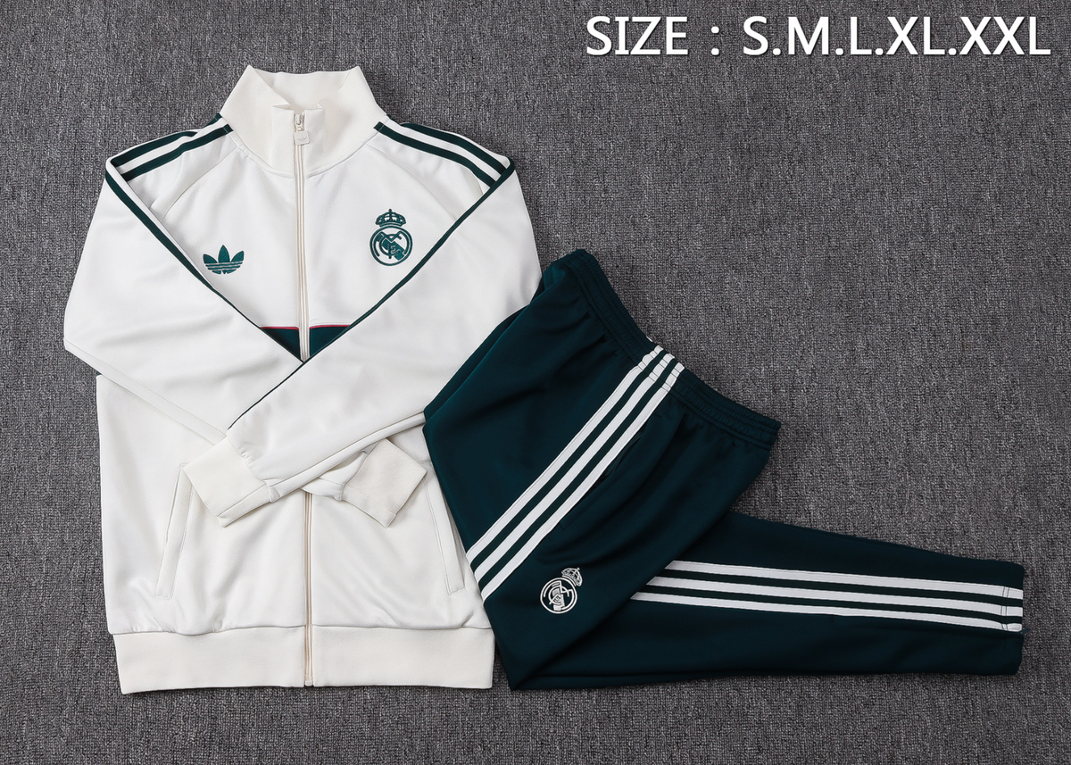 Real Madrid 2026/2027 White Tracksuit