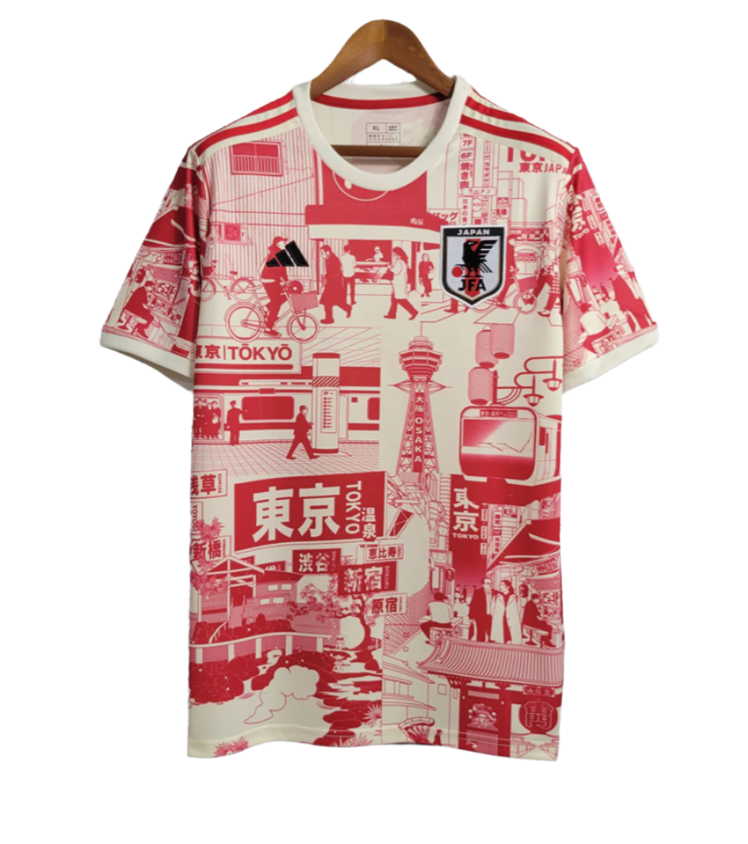 Japão Tóquio Vermelho Edição Limitada Camisola