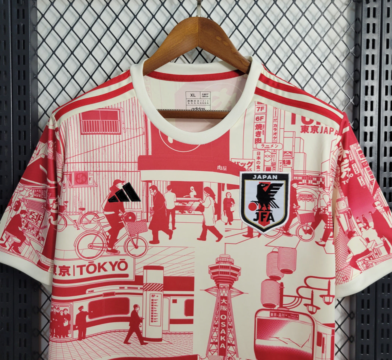 Japão Tóquio Vermelho Edição Limitada Camisola
