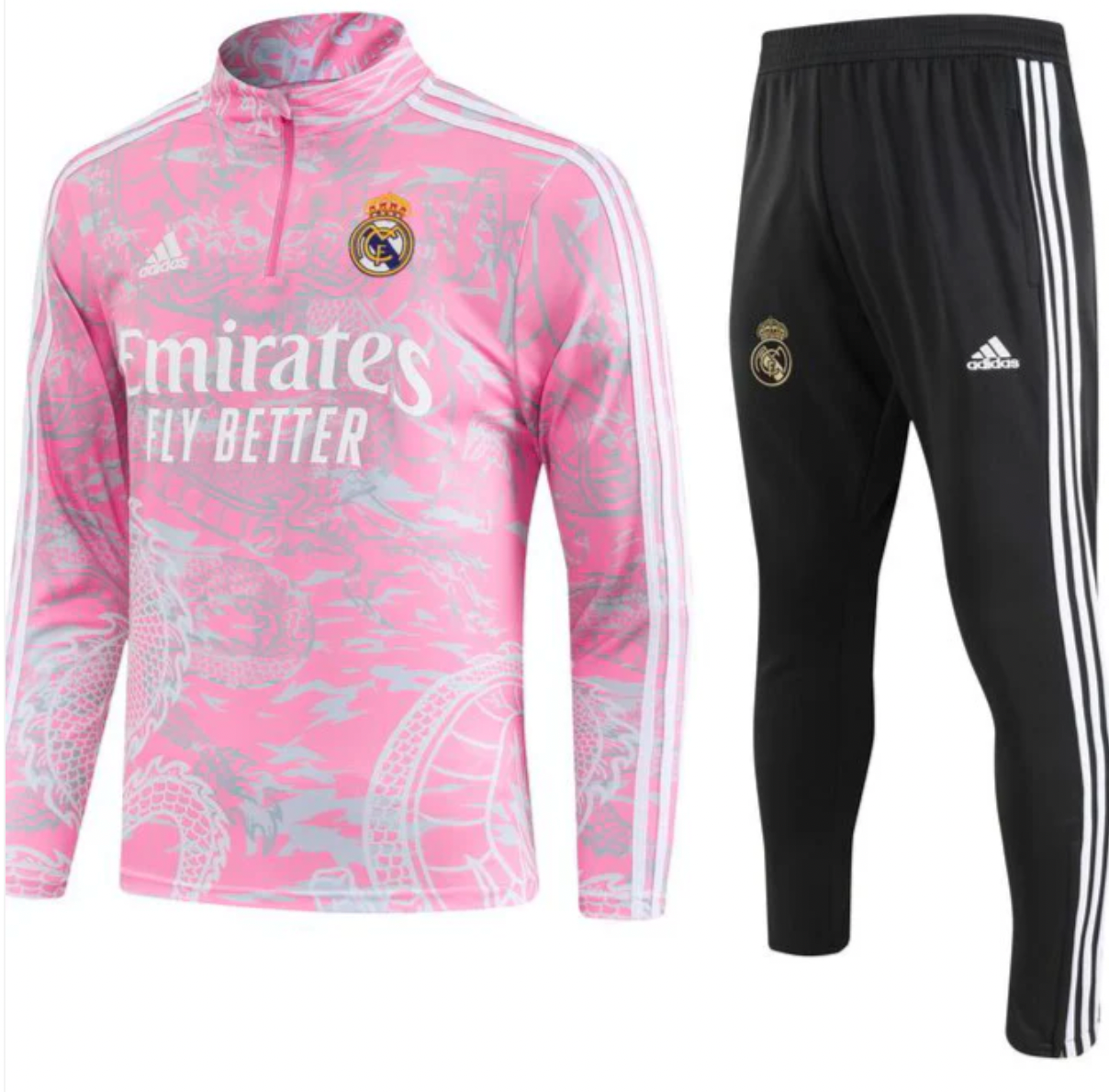 Real Madrid Tracksuit – Pink Dragon