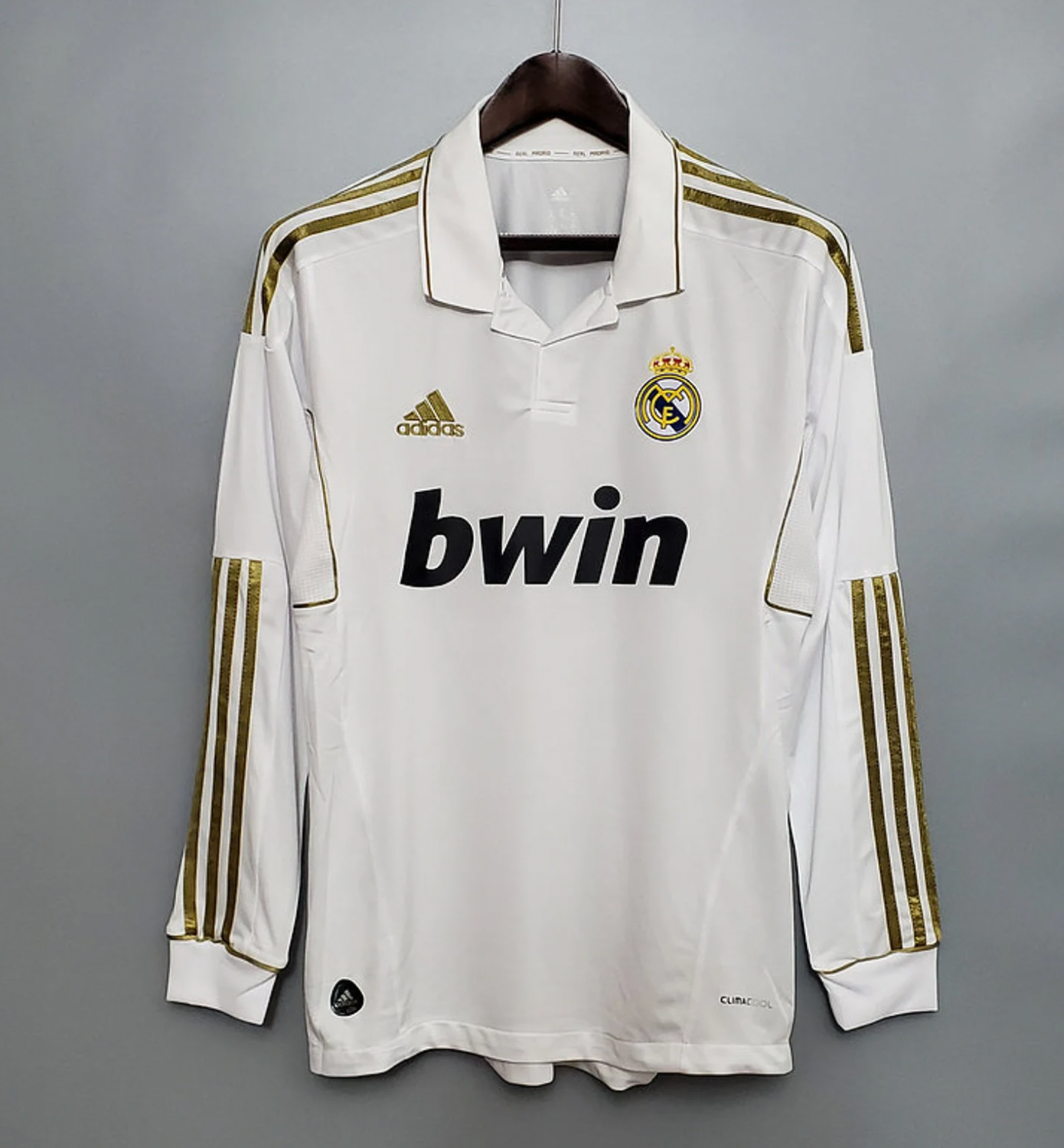 Real Madrid Retro-Trikot mit langen Ärmeln 2011/2012