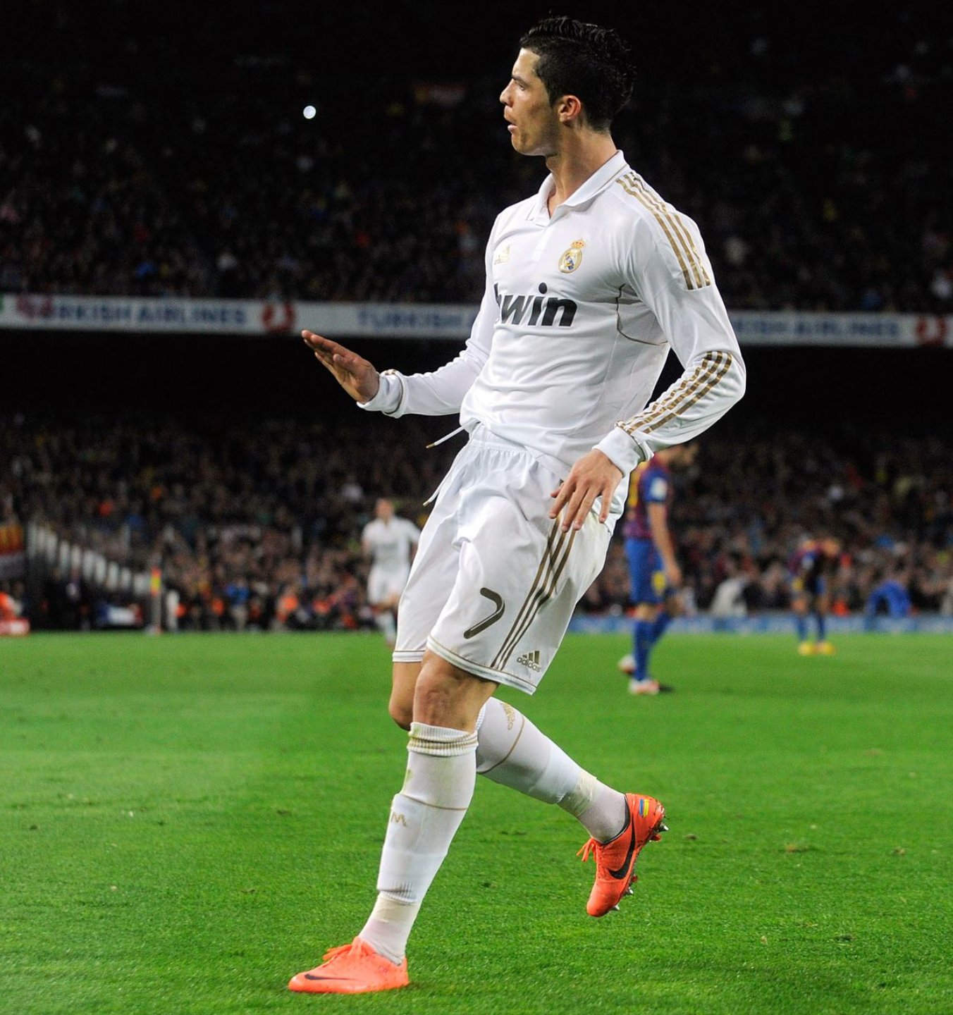 Real Madrid Retro-Trikot mit langen Ärmeln 2011/2012
