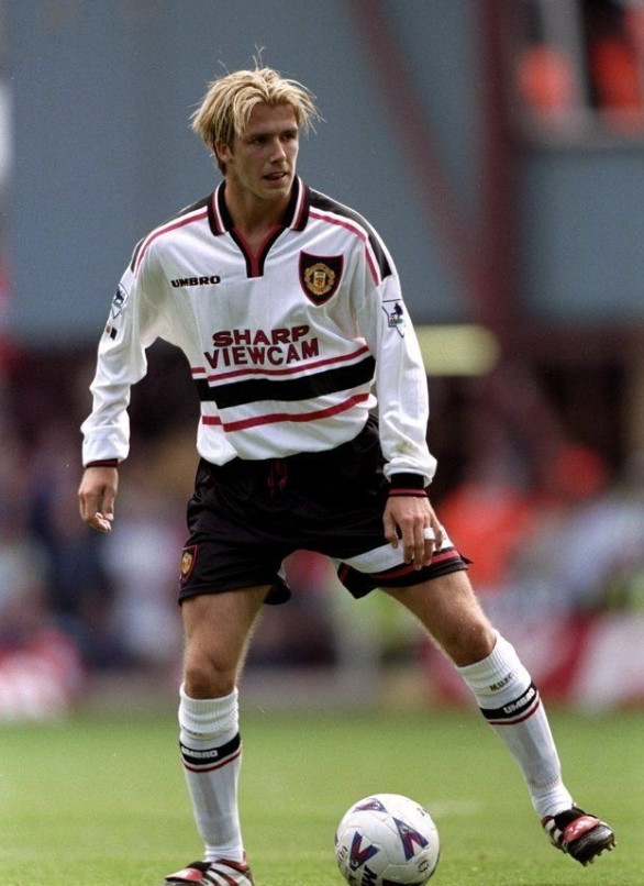 Manchester United 1997–1998 Langarm Auswärtstrikot