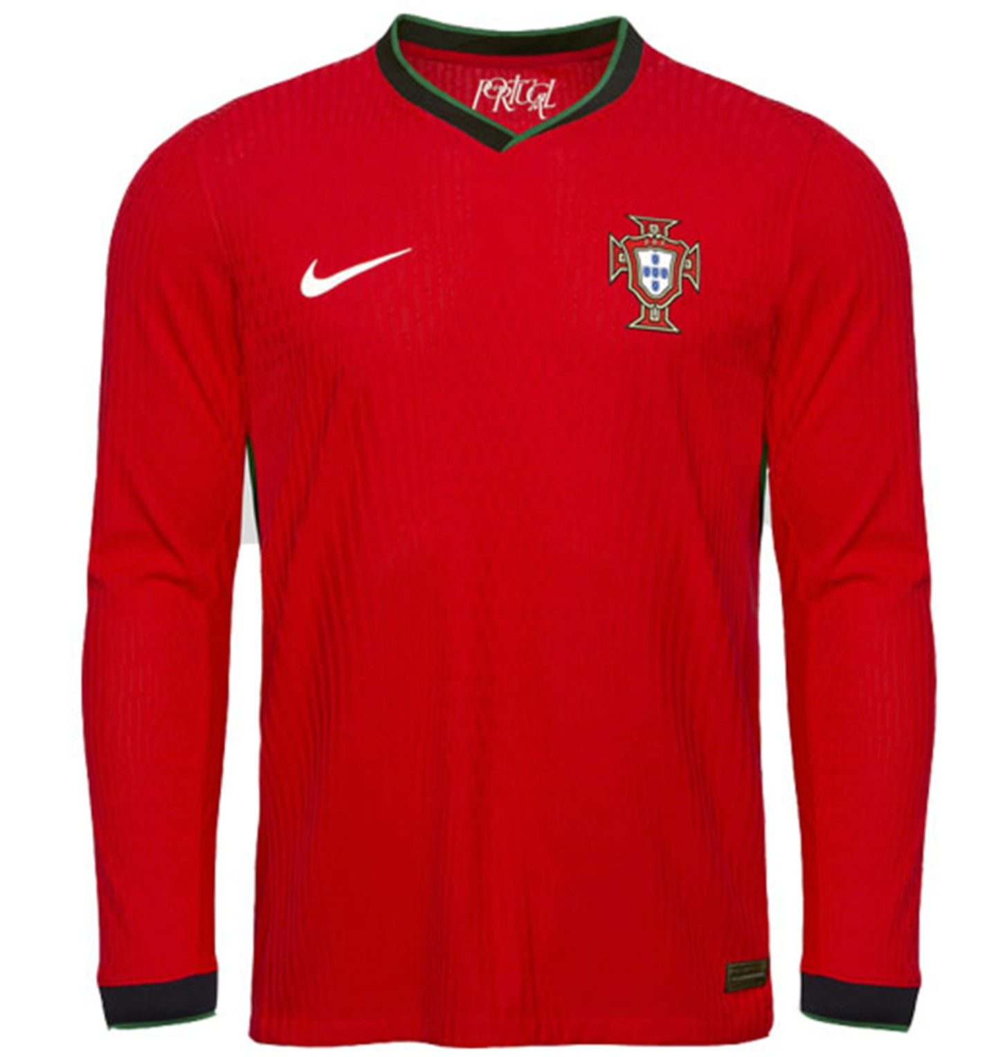 Equipamento Principal de Manga Comprida de Portugal 2024-2025