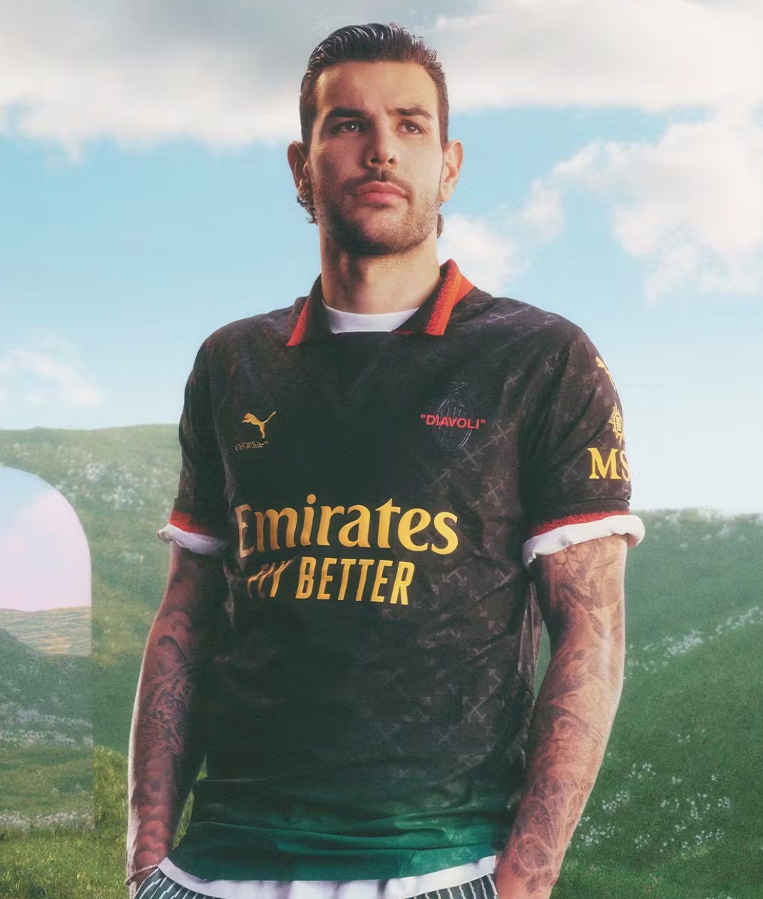 AC Milan x Off-White 2024/2025 (PRETO)