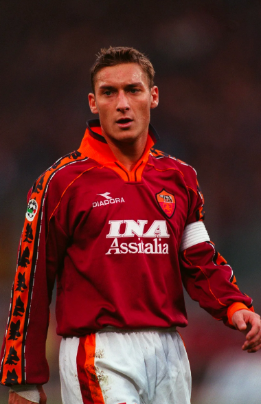 Camisola de Manga Comprida Casa AS Roma – 1998-99