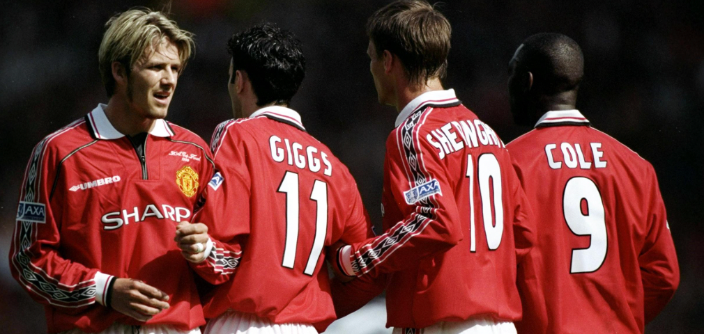 Manchester United Long Sleeve Home retro kit – 1998-1999