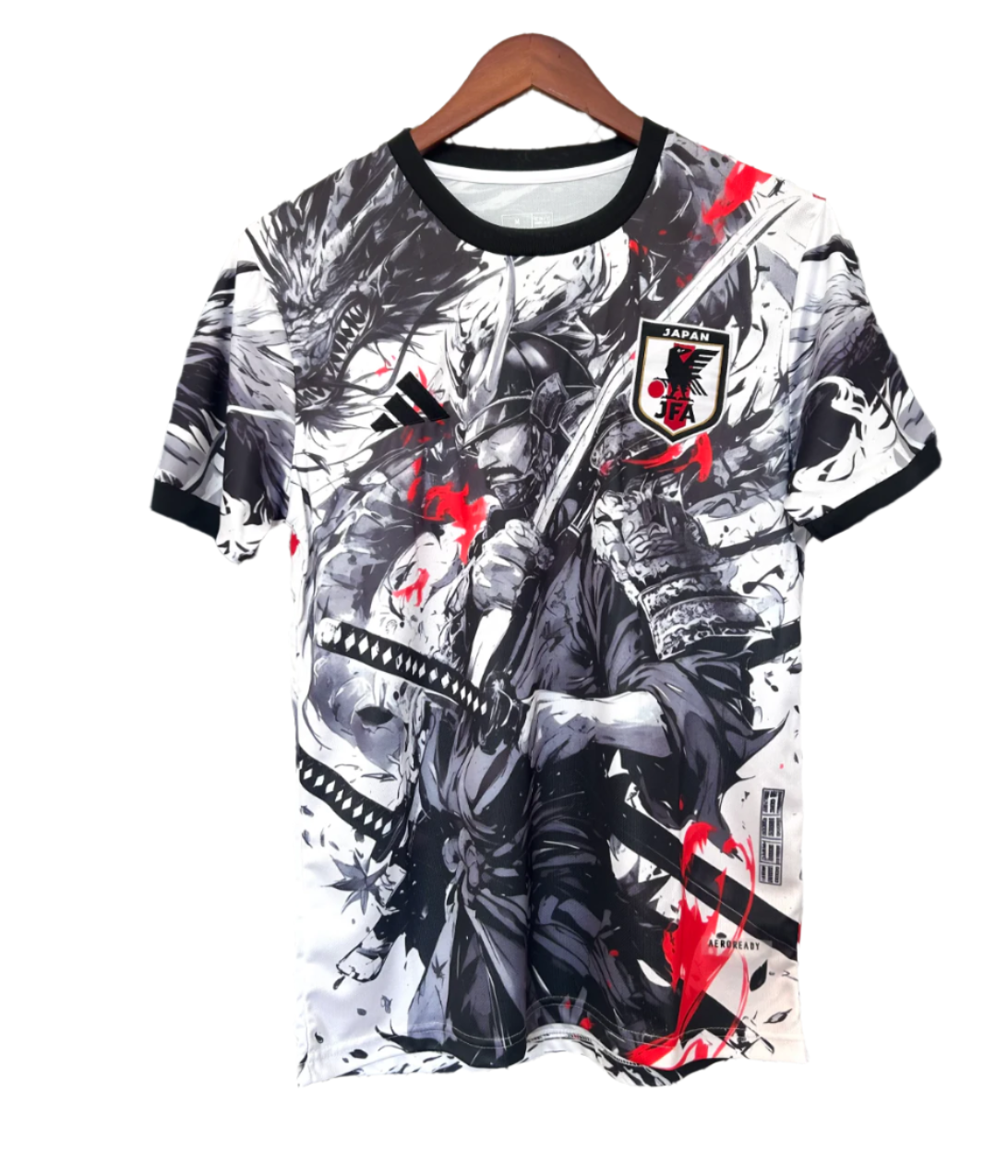 Camisola Especial Guerreiro Samurai com Espada Japão